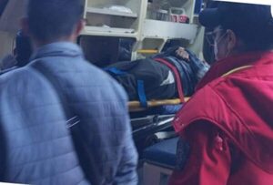 Albañil cayó de una obra con 5 metros de altura