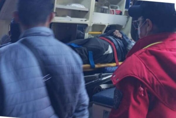 Albañil cayó de una obra con 5 metros de altura