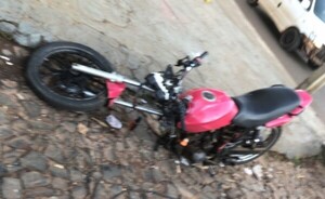 Motociclista sufrió lesiones en accidente sobre la avenida San José