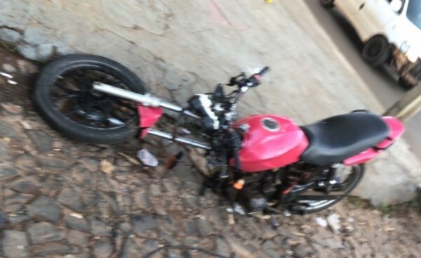 Motociclista sufrió lesiones en accidente sobre la avenida San José