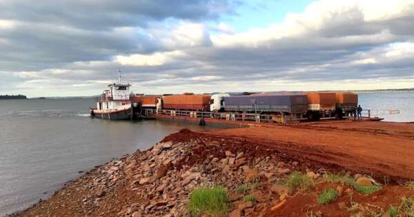 La Nación / Puerto Alemán vuelve a operar ante bajante del lago Itaipú