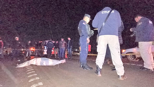 Motociclista y peatón mueren en accidentes sobre ruta PY02 - La Clave