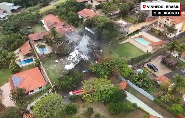 Víctimas de accidente aéreo en Vinhedo (SP) murieron por politraumatismo, informa el IML