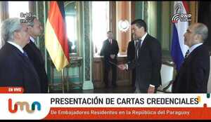 Presidente recibió cartas credenciales de nuevos embajadores - .::Agencia IP::.