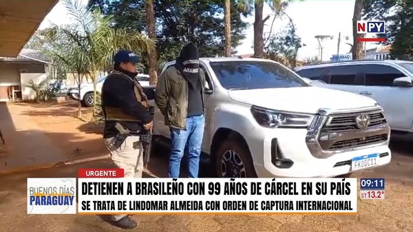 Arrestan en Capitán Bado a un brasileño prófugo con condena de casi un siglo en su país - Noticias Paraguay