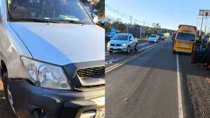 Un peatón resultó con fracturas al ser embestido por una camioneta