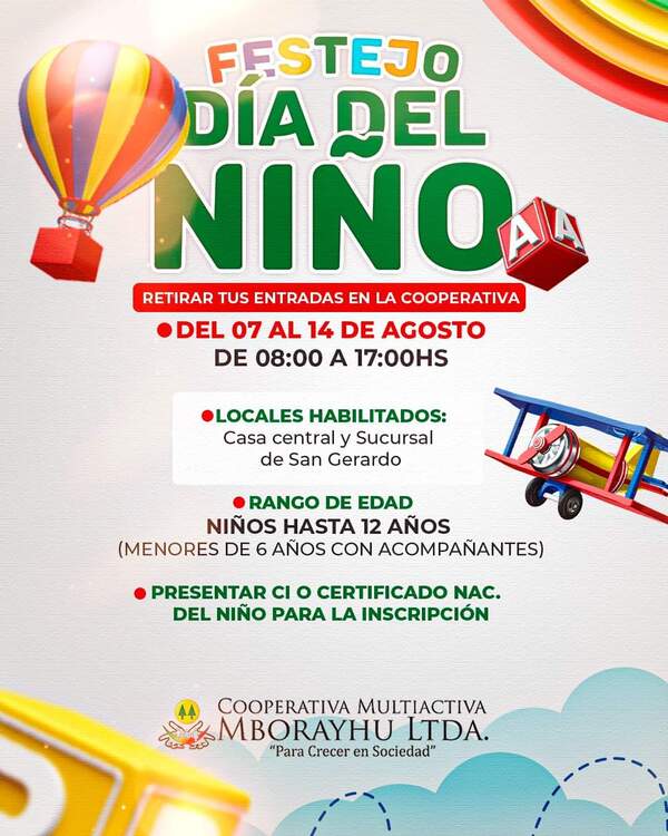 Cooperativa Mborayhu Ltda. prepara festejo por el "Día del Niño"