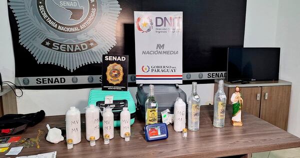 La Nación / Detienen a mexicano con fentanilo en botellas de tequila