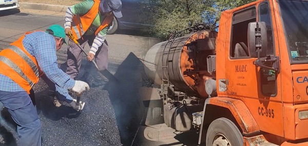 Ante presión ciudadana, Asunción inicia trabajos de bacheos en vísperas de su aniversario