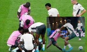 Camavinga fue lesionado por su compañero del Real Madrid un día antes de la final de la Supercopa