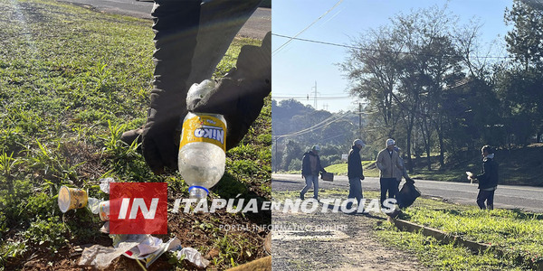 IMPORTANTES TRABAJOS DE LIMPIEZA SE EJECUTAN EN TRINIDAD - Itapúa Noticias