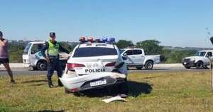 Diario HOY | Por “curioso” atropelló una patrullera en la Costanera Sur donde realizaban un desalojo