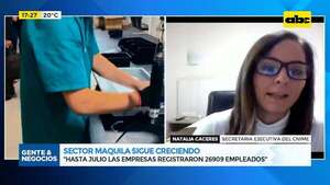 Sector Maquila sigue creciendo: exportaciones ya superan a las del 2023   - Gente & Negocios - ABC Color