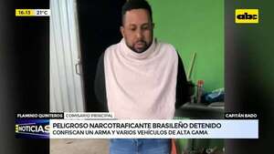 Capitán Bado: capturan a peligroso narcotraficante brasileño y confiscan un arma y vehículos de lujo - ABC Noticias - ABC Color