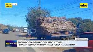 Video: cañicultores de Troche siguen en paro por descuentos en los pagos por la materia prima - ABC Noticias - ABC Color