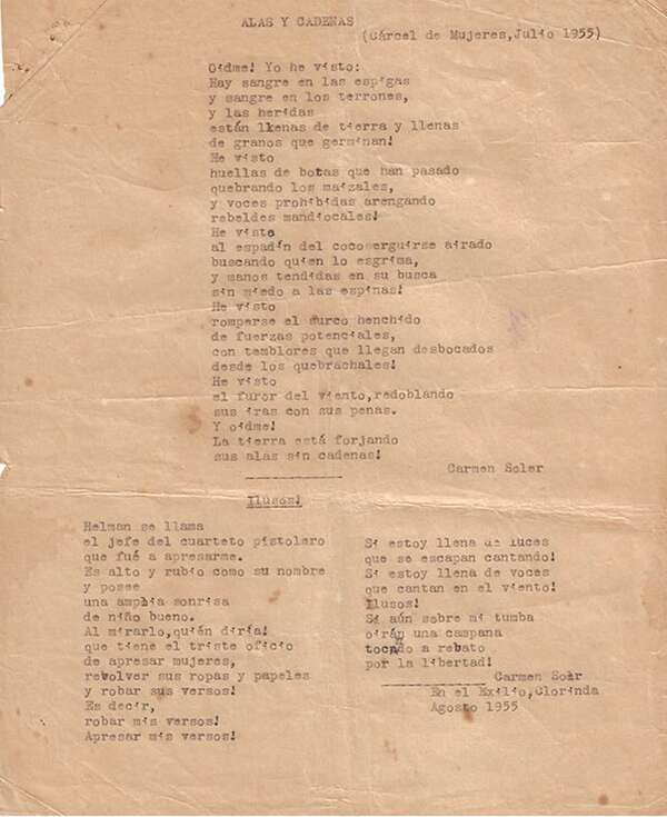 Carmen Soler, 5 poemas 5 - Cultural - ABC Color