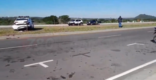 Reportan primer accidente en Costanera Sur: Patrullera fue atropellada por un rodado