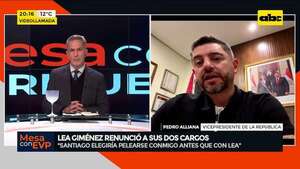 Renuncia de Lea Giménez, ¿por culpa de la hija del vicepresidente?: esto responde Pedro Alliana  - Mesa de Periodistas - ABC Color