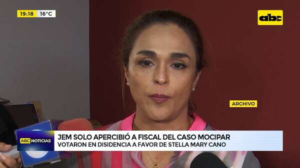 Caso Mocipar: JEM solo apercibió a fiscala Stella Mary Cano y pidió a la Corte levantar su suspensión - ABC Noticias - ABC Color