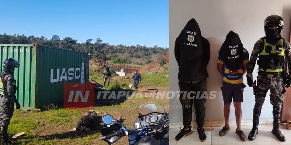DETUVIERON A DOS SUJETOS SOSPECHOSOS DE HURTO EN CAMBYRETÁ - Itapúa Noticias