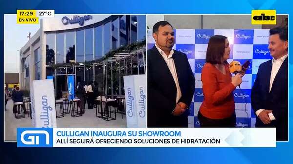 Culligan inaugura su showroom: allí seguirá ofreciendo soluciones de hidratación - Gente & Negocios - ABC Color