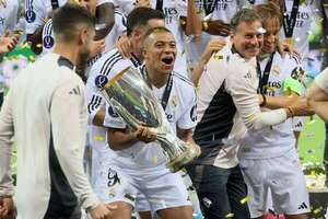 Mbappé debuta en Real Madrid con gol y título en la Supercopa de Europa - Fútbol - ABC Color