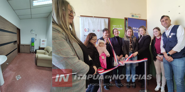 MEDIANTE UN ACTO FUE REACTIVADA LA SALA DE LACTANCIA MATERNA EN LA GOBERNACIÓN - Itapúa Noticias