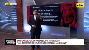 El Caso: ‘’Mal desempeño de funciones de Stella Mary Cano’' - Crimen y castigo - ABC Color