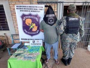 Arroyos y Esteros: dos allanamientos dan como resultado detenciones e incautación de droga - Policiales - ABC Color
