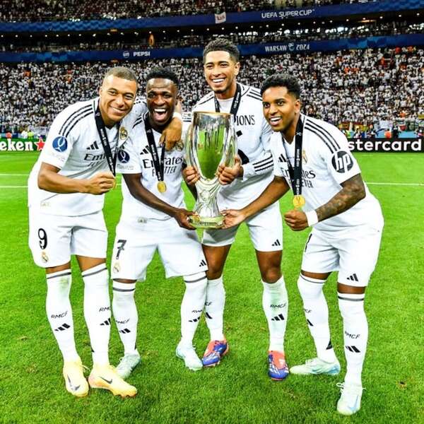 Real Madrid gana la Supercopa de Europa con debut y gol de Mbappé - Fútbol Internacional - ABC Color
