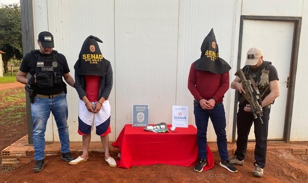Capturan a brasileño y paraguayo que proveían cocaína en Alto Paraná