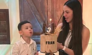 [VIDEO] ¡El hijo del pelotero Adam Bareiro festejó su cumple sin su papi!