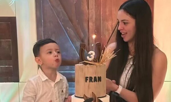 [VIDEO] ¡El hijo del pelotero Adam Bareiro festejó su cumple sin su papi!