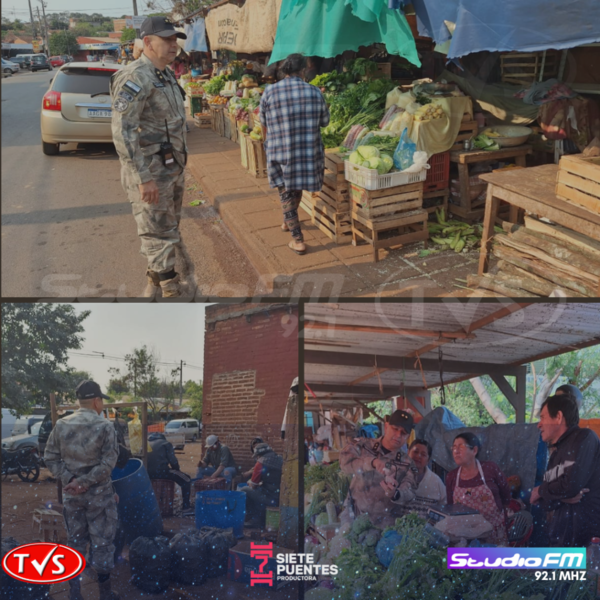 DIRECTOR DE LA POLICÍA NACIONAL DE ITAPÚA REALIZA PATRULLAJE A PIE EN ENCARNACIÓN PARA PLANEAR ESTRATEGIAS DE PREVENCIÓN - TVS