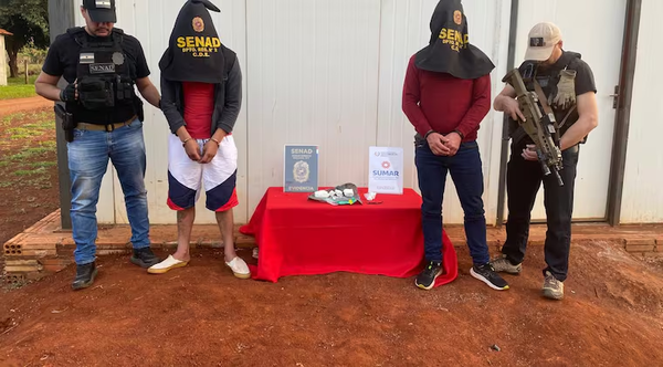 Capturan a brasileño y paraguayo que proveían droga - Noticiero Paraguay