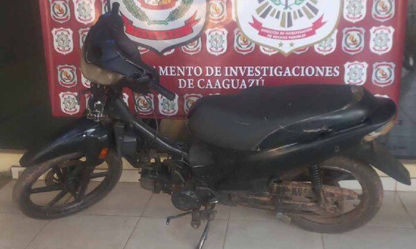 Recuperaron otra motocicleta hurtada en Coronel Oviedo – Prensa 5