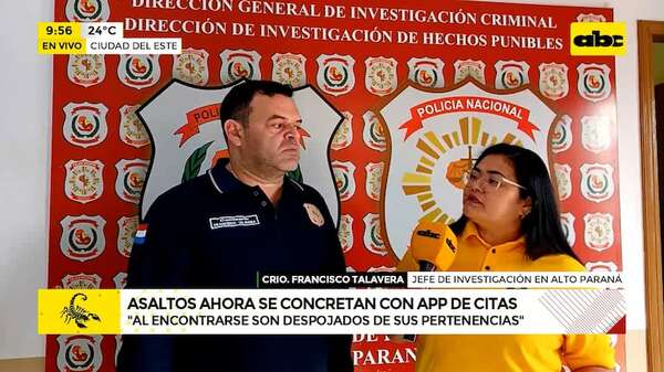 Ciudad del Este: usan aplicaciones de citas para asaltar a extranjeros - ABC Noticias - ABC Color