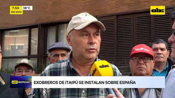 Video: Exobreros de Itaipú se manifiestan  - ABC Noticias - ABC Color
