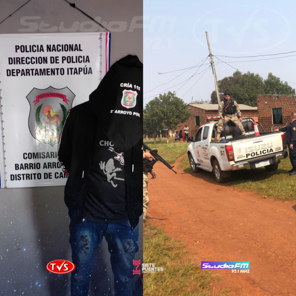 APREHENSIÓN EN CAMBYRETÁ POR VIOLENCIA INTRAFAMILIAR Y RESISTENCIA A LA AUTORIDAD - TVS