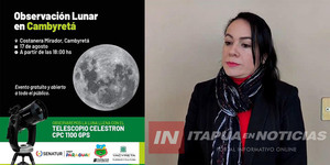 OBSERVACIÓN LUNAR EN CAMBYRETÁ: UN EVENTO ESPECIAL EN EL MARCO DEL DÍA DEL NIÑO - Itapúa Noticias