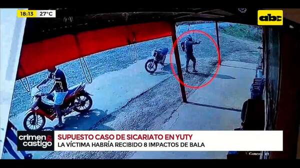 Supuesto caso de sicariato en Yuty: la víctima habría recibido 8 impactos de bala - Crimen y castigo - ABC Color
