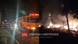 INCENDIO CONSUME VIVIENDA EN SAN JUAN DEL PARANÁ - Itapúa Noticias