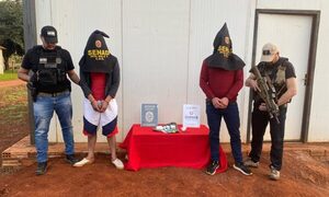 Brasileño y paraguayo que proveían cocaína fueron aprehendidos en la zona de Itakyry – Diario TNPRESS