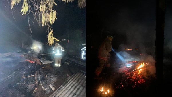 Incendio consumió vivienda en San Juan del Paraná