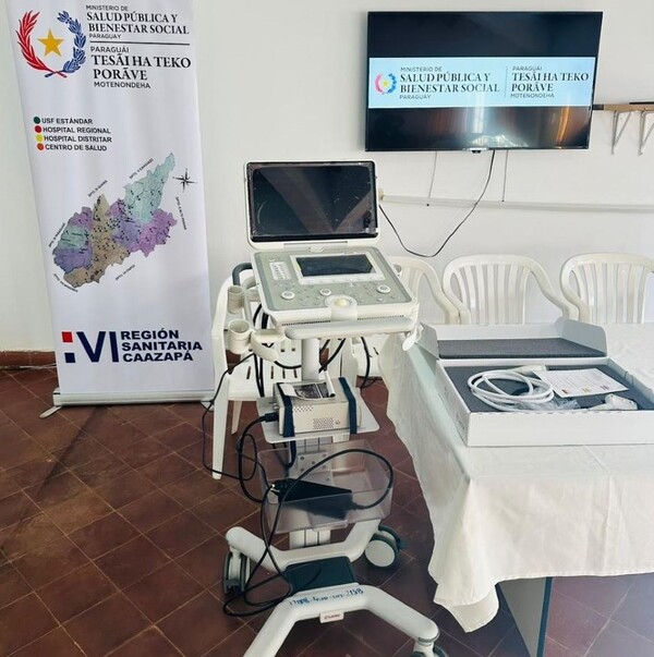 Fortalecen sistema de salud en Caazapá con nuevo equipo de ecocardiografía - .::Agencia IP::.