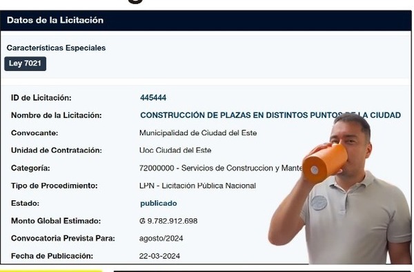 Otra monumental “tragada” de Prieto:G. 9.782 millones para cinco plazas
