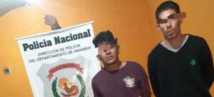 Detenidos intentando hurtar una motocicleta