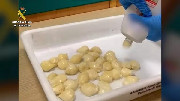 Paraguayo detenido con casi 2,5 kilos de cocaína en Barcelona - ADN Digital