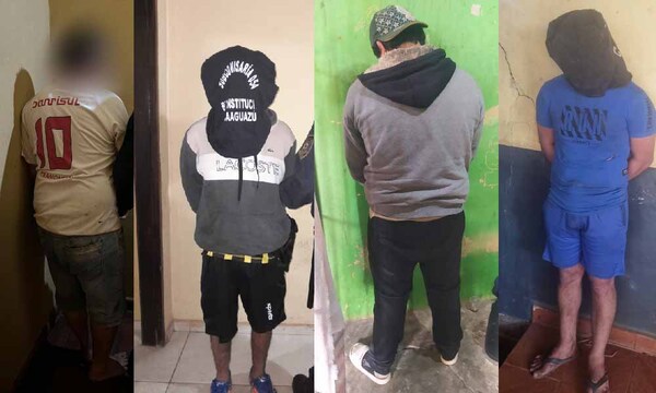 Cuatro hombres fueron aprendidos por violencia familiar en Caaguazú – Prensa 5