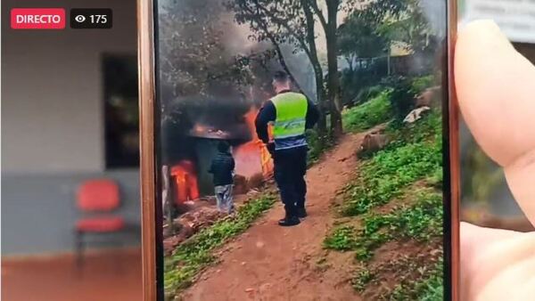 Incendió la casa de su hermana porque no le quiso prestar 10 mil’i